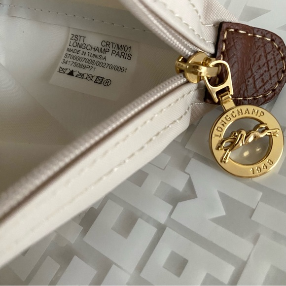 Longchamp Le Pliage Mini Pouch with Handle - Picture 12 of 15